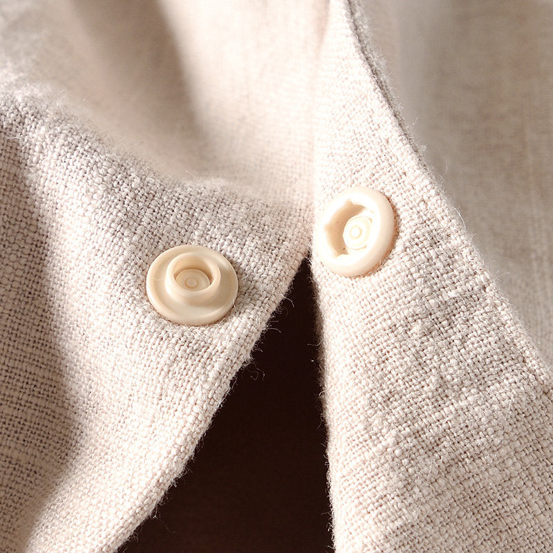 Ramie Retro Fleece Loose Jacket