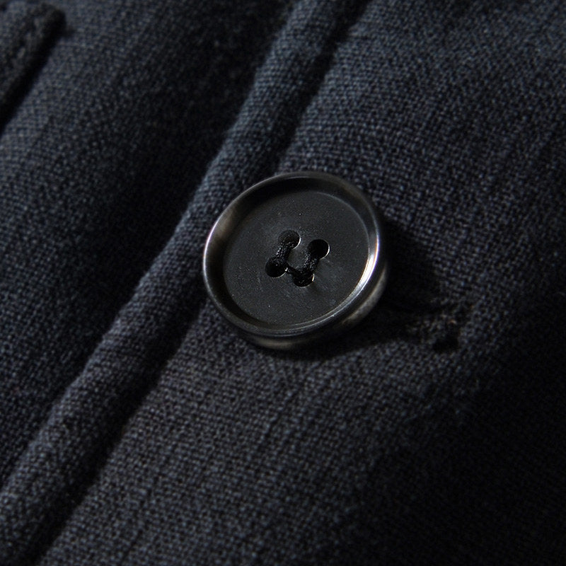 Ramie Retro Fleece Suit Jacket